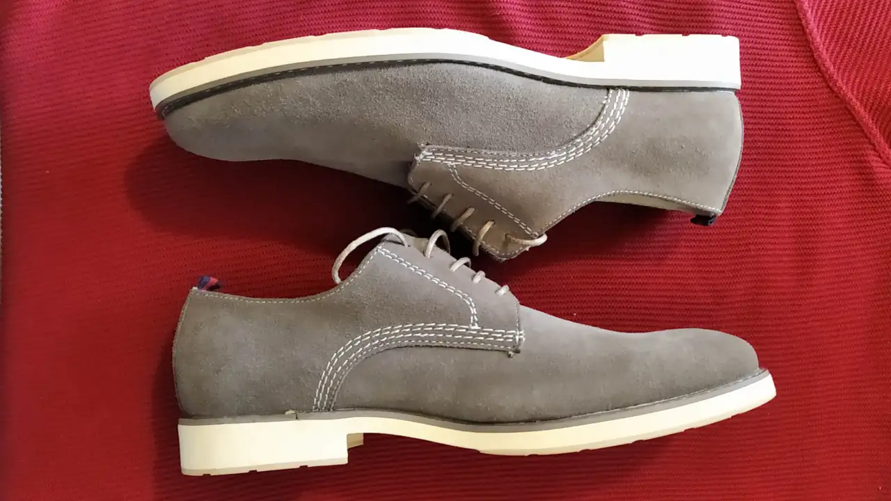 Муж. туфли из натур. замши 43-43,5 р-р, фотография 3