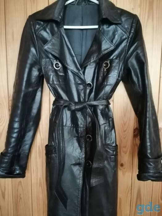 Продам женский плащ из натуральной кожи, фотография 1