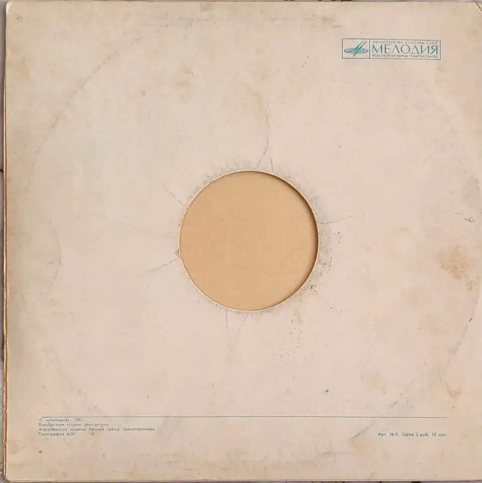 Грампластинка Эстрада - Парад ансамблей (1981), фотография 2