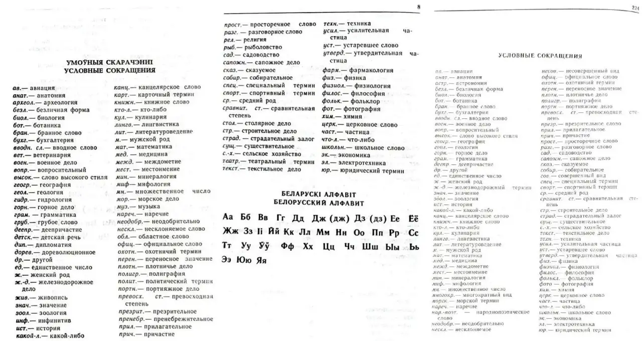 Степан Грабчиков - Русско-белорусский словарь и Беларуска-рускi слонiк, фотография 9