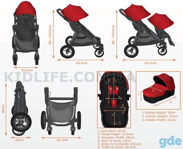 Коляска для погодок Baby Jogger City Select, фотография 6