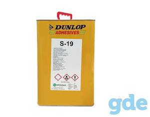 Клей мебельный DUNLOP S-19 Негорючий. Упаковка: банка — 15 кг., фотография 1
