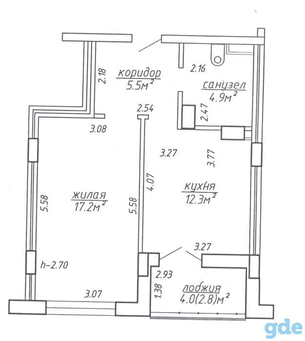 Продажа 1 комнатной квартиры, г. Минск, ул. Горецкого, дом 3, фотография 9