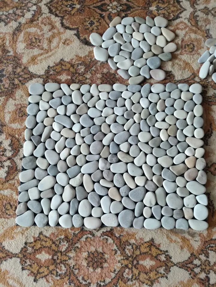 Коврик из натуральной черноморской гальки, фотография 3