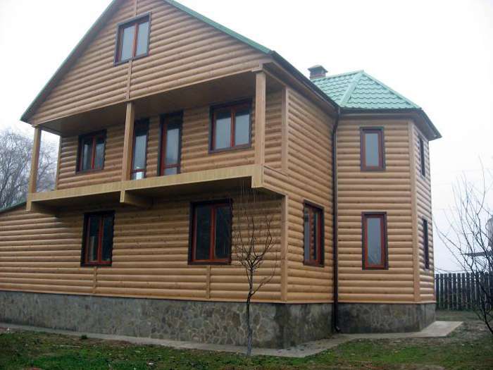 Сайдинг металлический Блок-хаус и ЭкоБрус. , фотография 4