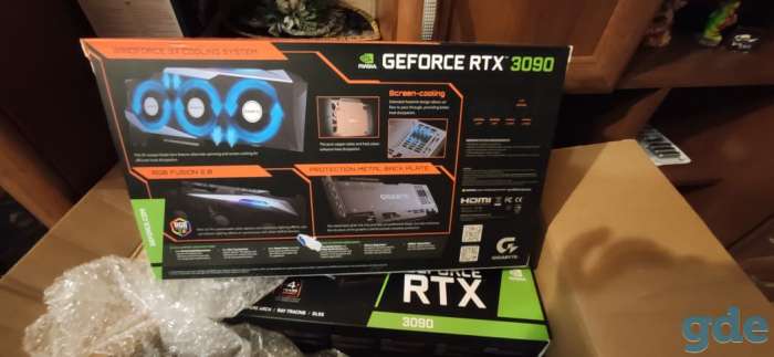 Gigabyte rtx 3090 gaming oc 24g минск продам новые видеокарты. есть 4 штуки, фотография 5