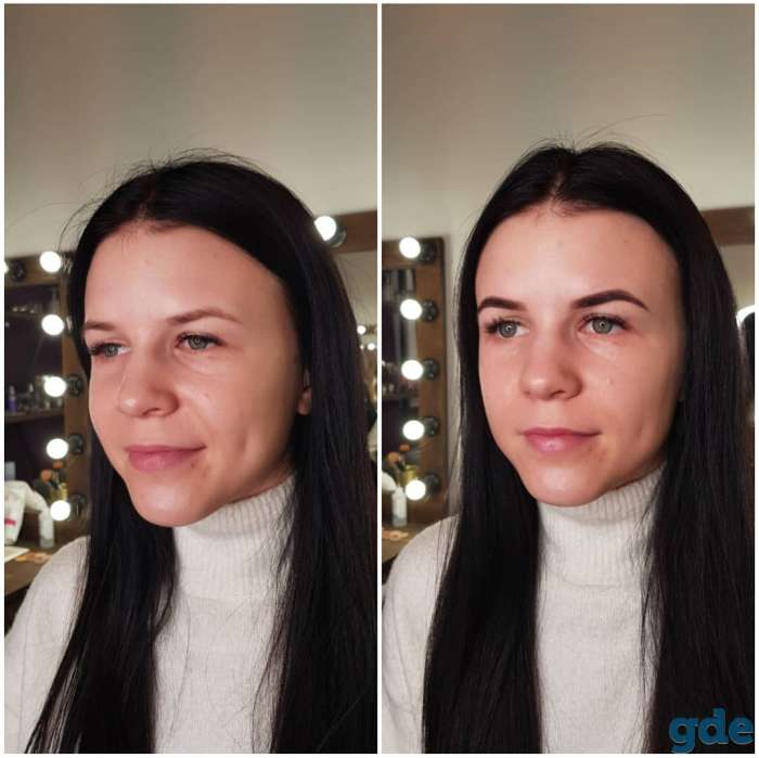 Моделирование и окрашивание бровей, фотография 10