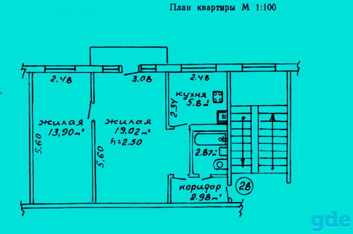 Продается 2-х комнатная квартира в центре Светлогорска, фотография 1