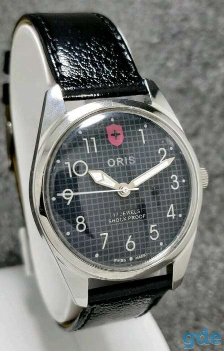 Мужские механические винтажные часы Oris швейцарские 80s BW01 38 мм, фотография 1