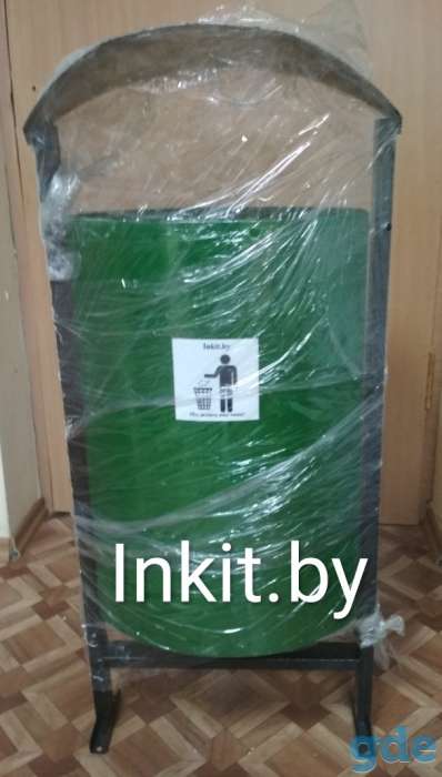 Уличная урна на 50 л. М4 без пепельницы, фотография 1