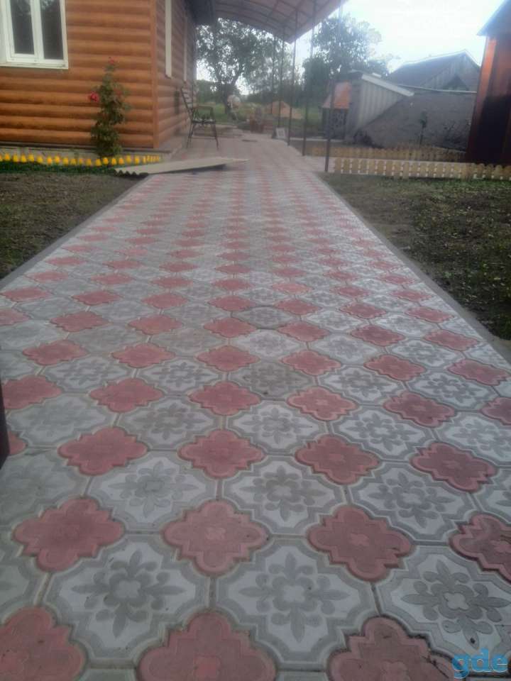 укладка тротуарной плитки, фотография 8