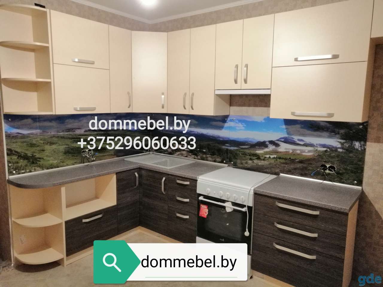 Кухни, шкафы-купе под заказ в Речице, фотография 1