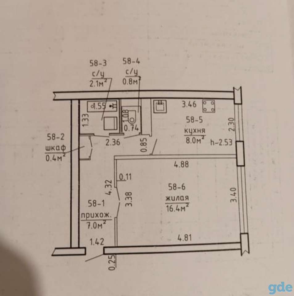 Продам 1-комнатную квартиру, Молодежная д.25, фотография 1