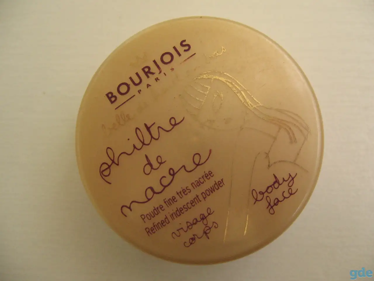 Пудра-люминайзер для лица и тела BOURJOIS золотистая 5 гр., фотография 2