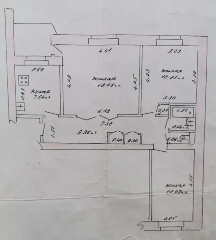Продам 3-х комнатную квартиру, Дзержинского 15, фотография 1