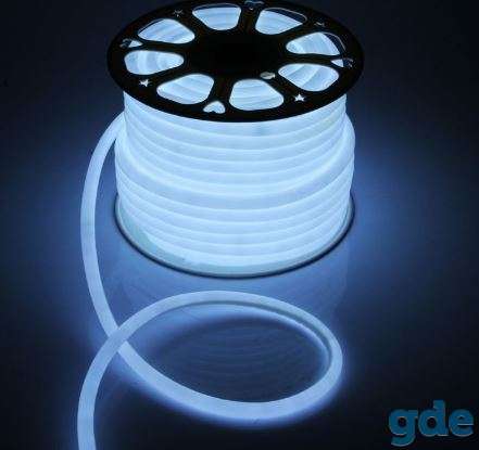 Гибкий неон круглый D 16 мм, 25 м. LED-120-SMD2835, 220 V, фотография 1