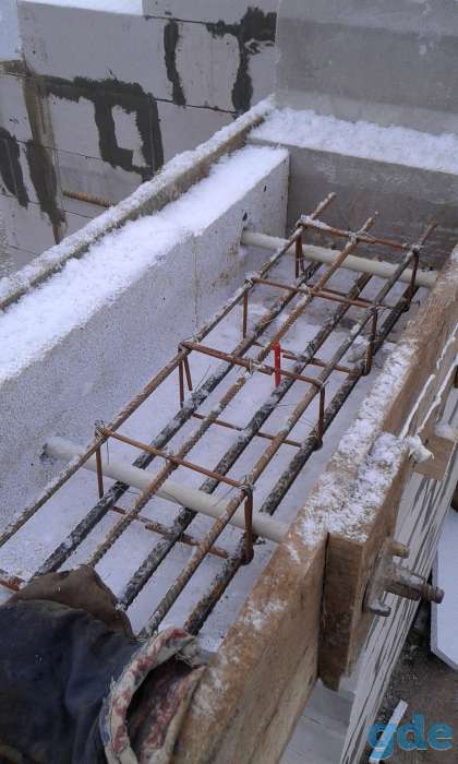 Монолитные фундаменты, крыльца, пояса, балки, перемычки, фотография 9