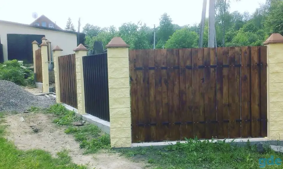 Блоки для забора в ассортименте, фотография 6