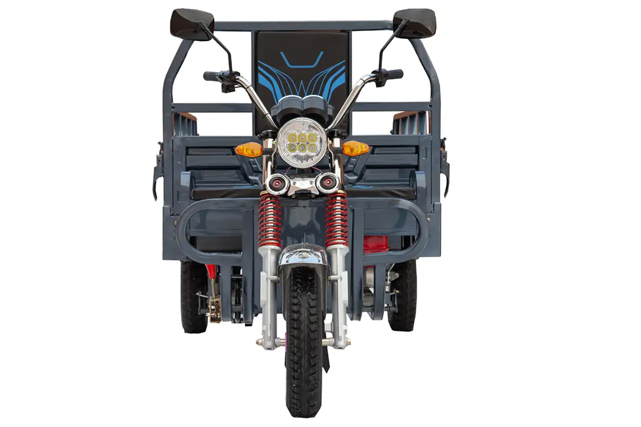 Грузовой электротрицикл rutrike титан 2000 гидравлика 60v1500w, фотография 11