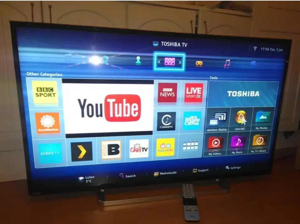 Телевизор Toshiba 32 LED 2453RB интернет через приставку, фотография 1