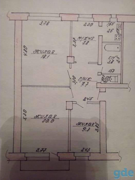 Продается 3-х комнатная квартира в Борисове, Серебренникова, фотография 1