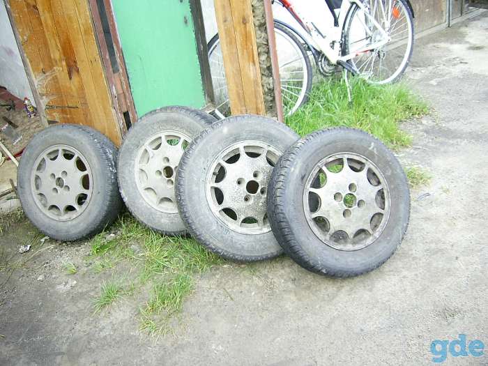 Продам диски на гольф2 р13 с автошинами, фотография 1