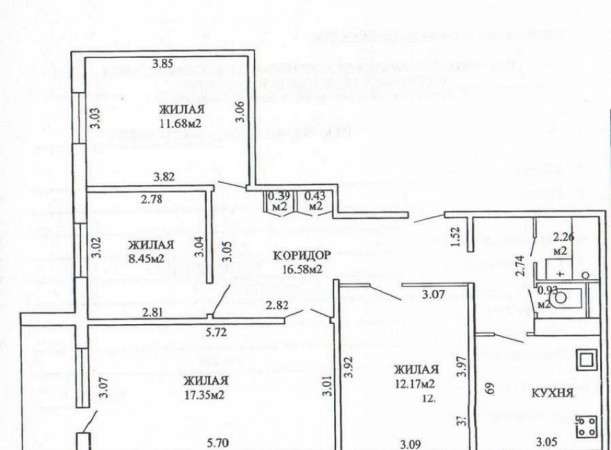 Продажа 4-комнатной квартиры, Минск, Илимская (Заводской район), фотография 1