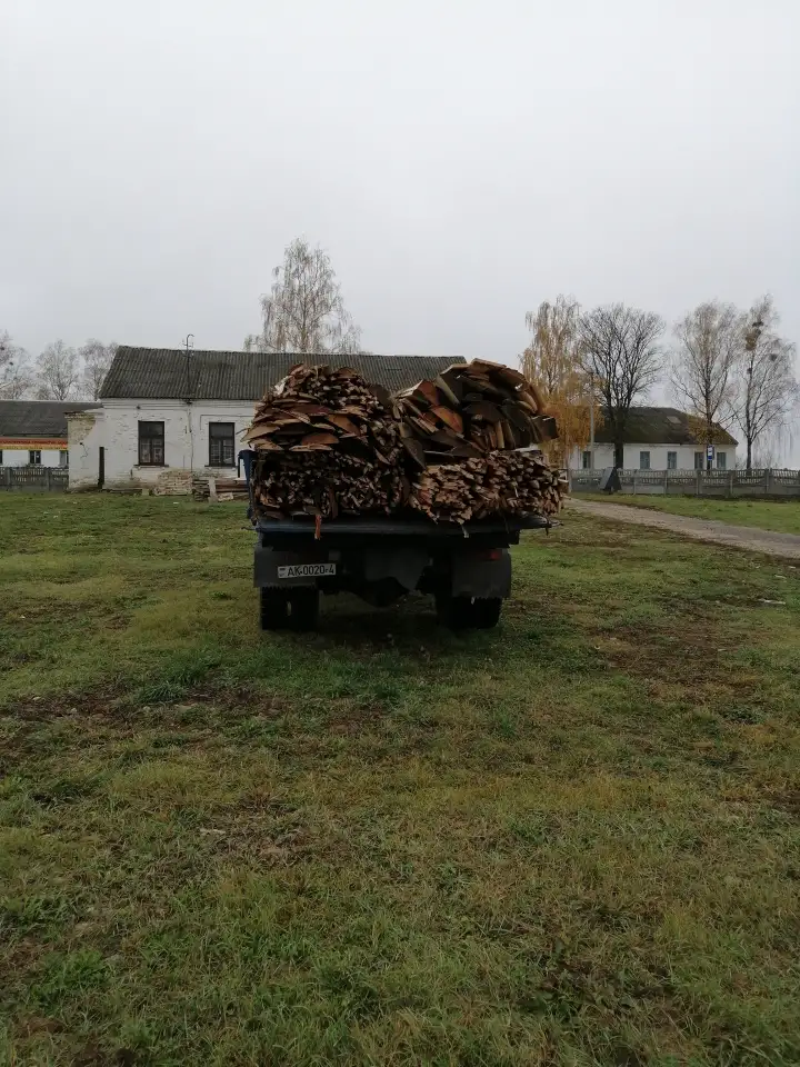 Дрова колодками, рубленые, обрезки древесные, фотография 4