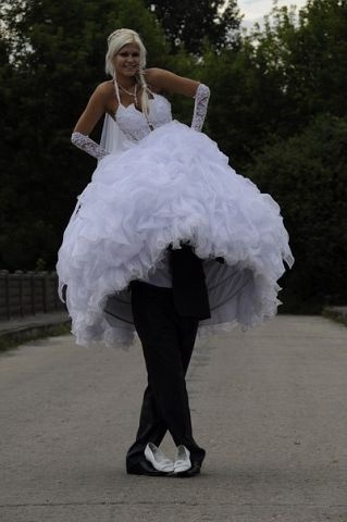 Продам свадебное платье Б/У, фотография 2