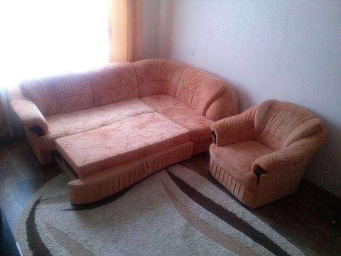 Продам угловой диван б/у + кресло, фотография 2