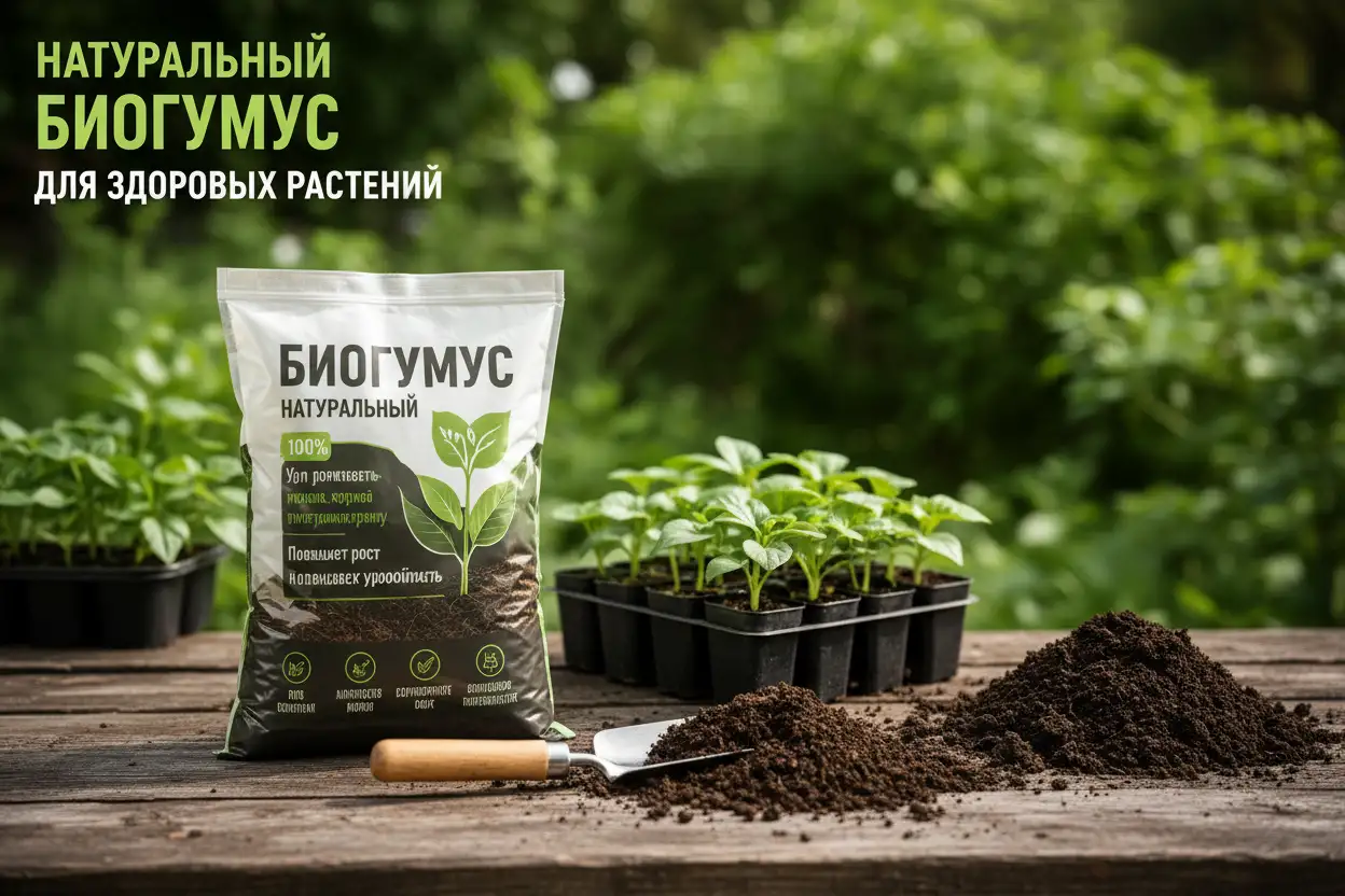 Натуральный Биогумус и вермикомпост оптом на реализацию от производителя, фотография 1