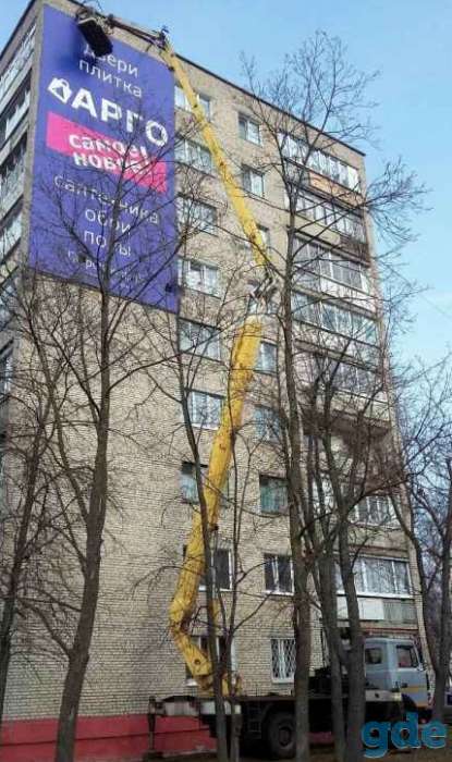 Услуги автовышки МАЗ 20/28 м, фотография 3