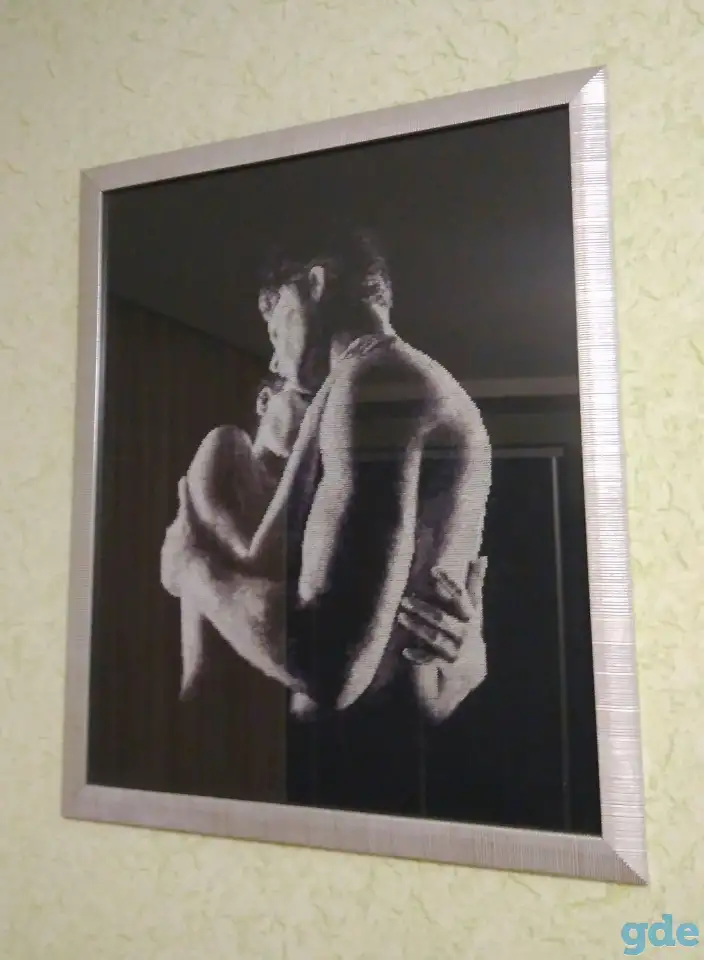 Продам картину вышивка графика, фотография 1