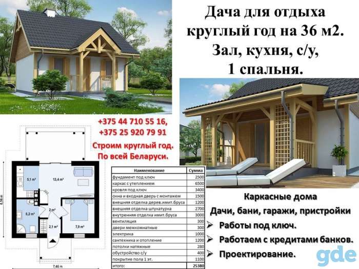 Каркасные дома, фотография 1