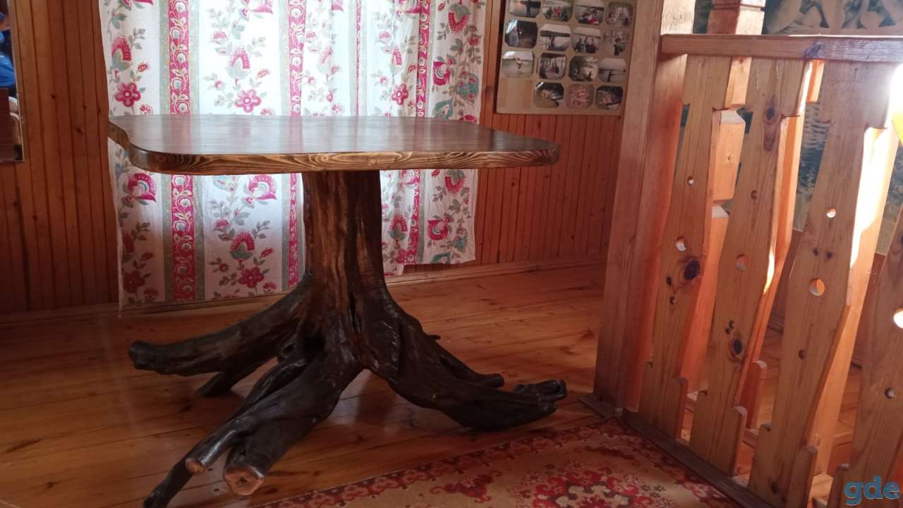 Уникальные столы из натурального дерева журнальный стол, фотография 2