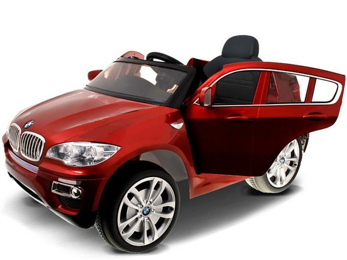 Детский электромобиль бмв x6 bmw x6 original бордо 2014, фотография 1