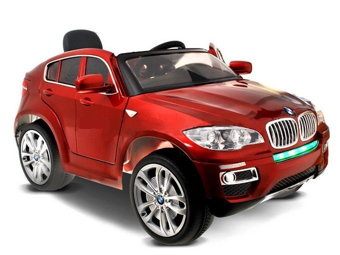 Детский электромобиль бмв x6 bmw x6 original бордо 2014, фотография 2