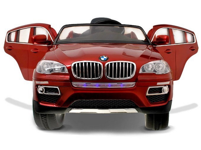 Детский электромобиль бмв x6 bmw x6 original бордо 2014, фотография 3
