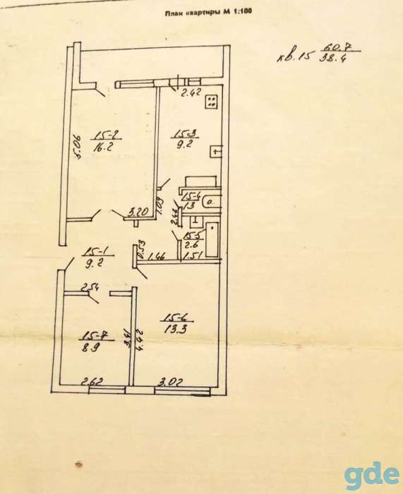 Продается 3-комнатная шикарная квартира  в  центре г.Шклова, фотография 6