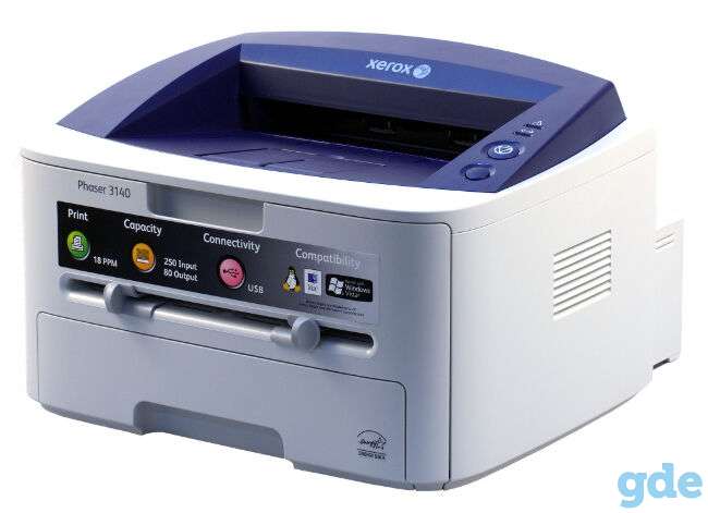 Новый лазерный принтер Xerox Phaser 3140 (в упаковке, запечатан пломбами)., фотография 1