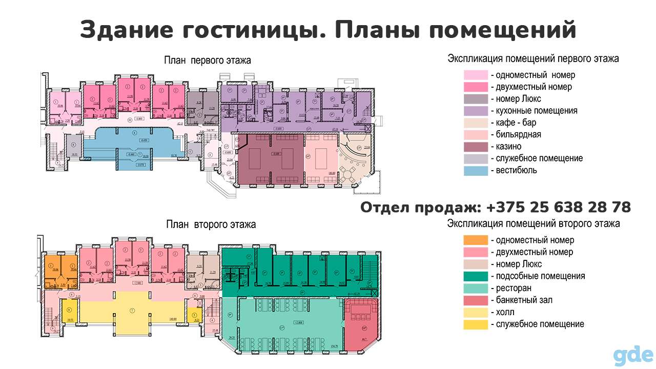 Продажа гостиничного комплекса площадью 7054.8 м2 в г. Заславль (ул. Юбилейная), фотография 3