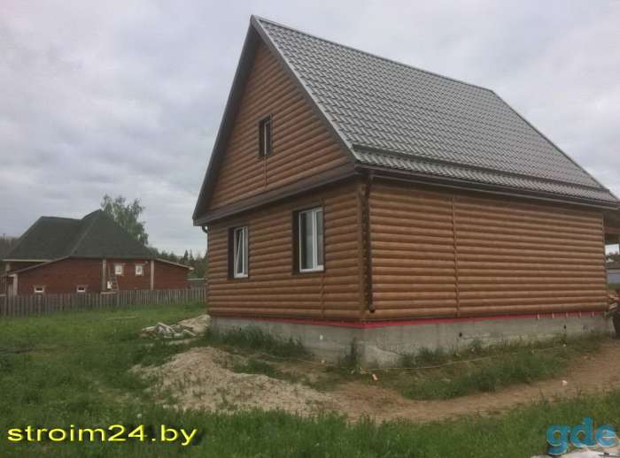 Обшивка фронтона дома, фотография 2