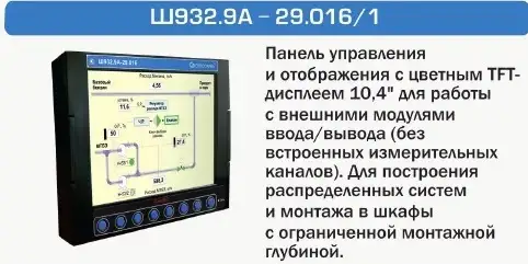 Многоканальный  видеографический регистратор Ш932.9А-29.016 фирмы Сенсорика, фотография 3