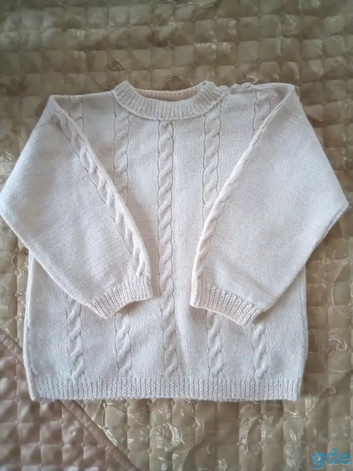 Джемпер шерстяной HAND MADE, фотография 1