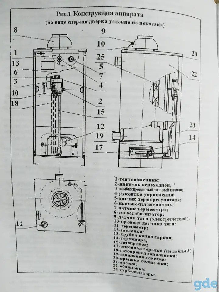 Напольный газовый котел АОГВ-17, фотография 5
