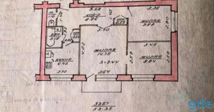 3-к квартира по проспекту Фрунзе 80 к 3, фотография 7