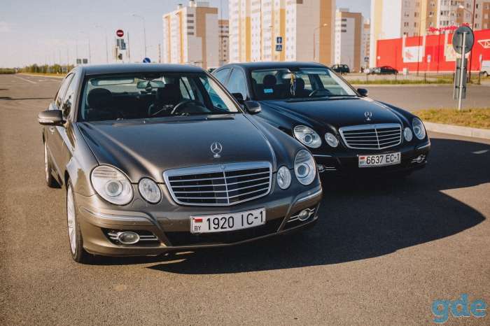 Свадебный кортеж Mercedes-Benz E-CLass, фотография 4