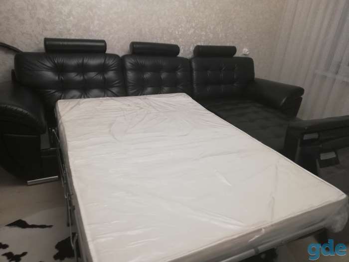 Продам кожаный диван, отличное состояние. Не бы в употреблении. Угловой, фотография 3