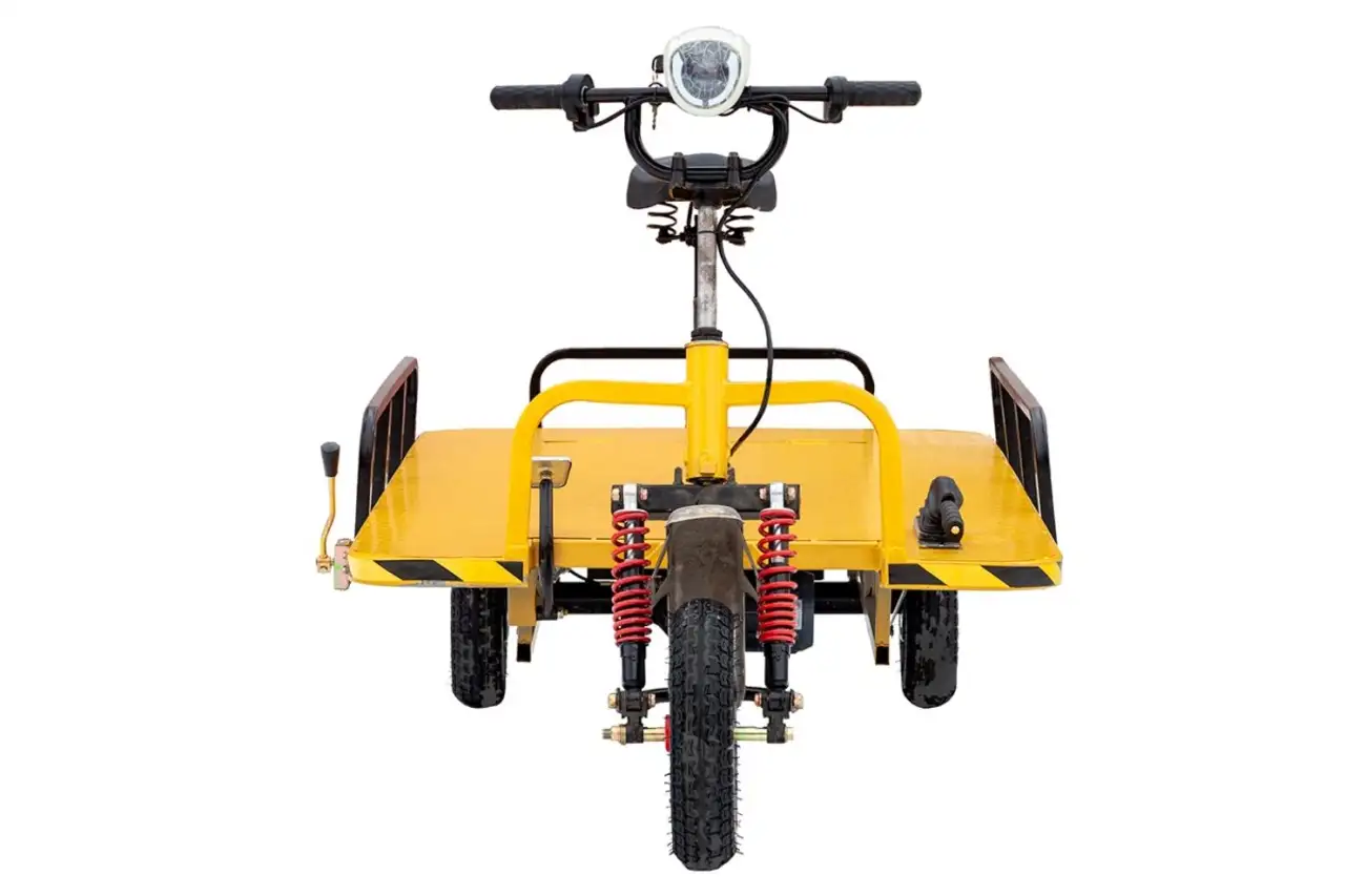 Платформенная тележка электрическая rutrike такса вайд, фотография 4