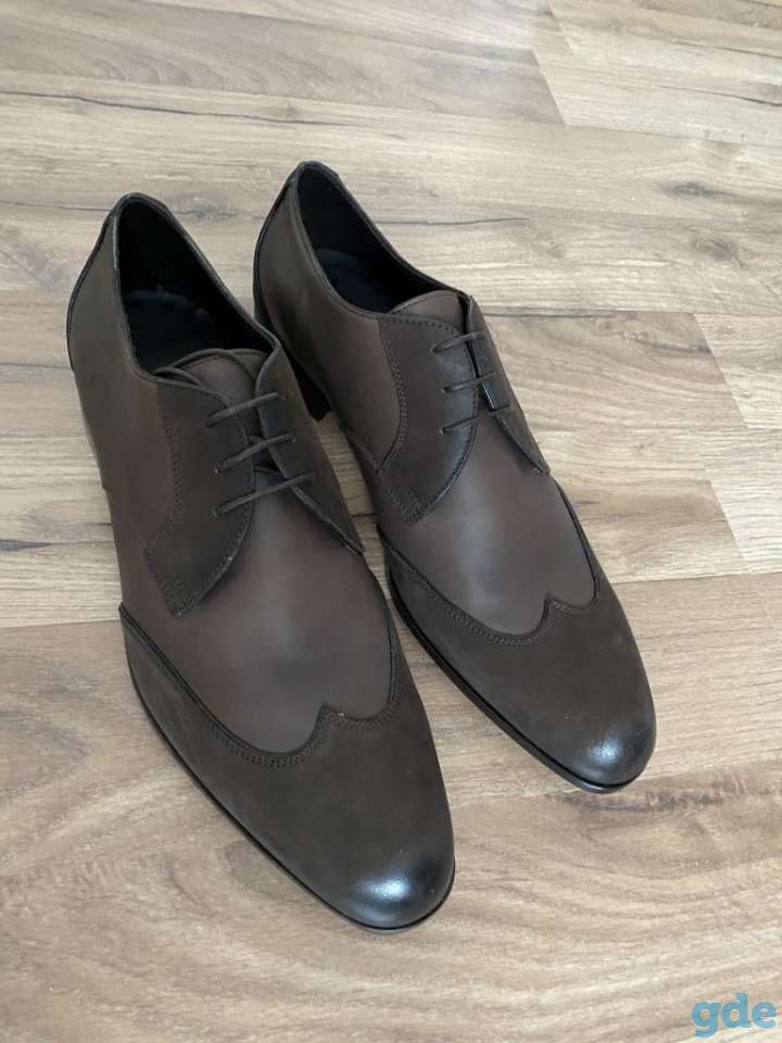 Новые туфли Zegna 8 12 стелька 29 см, фотография 2